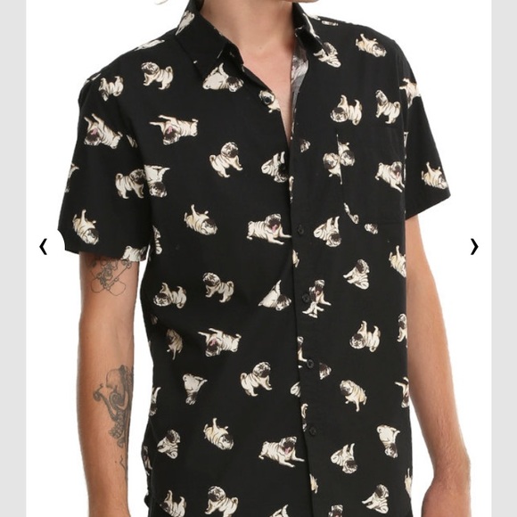 pug shirt button up